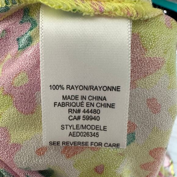 AFRM Jamie Open Back Midi Floral Dress Size Small - Picture 7 of 10